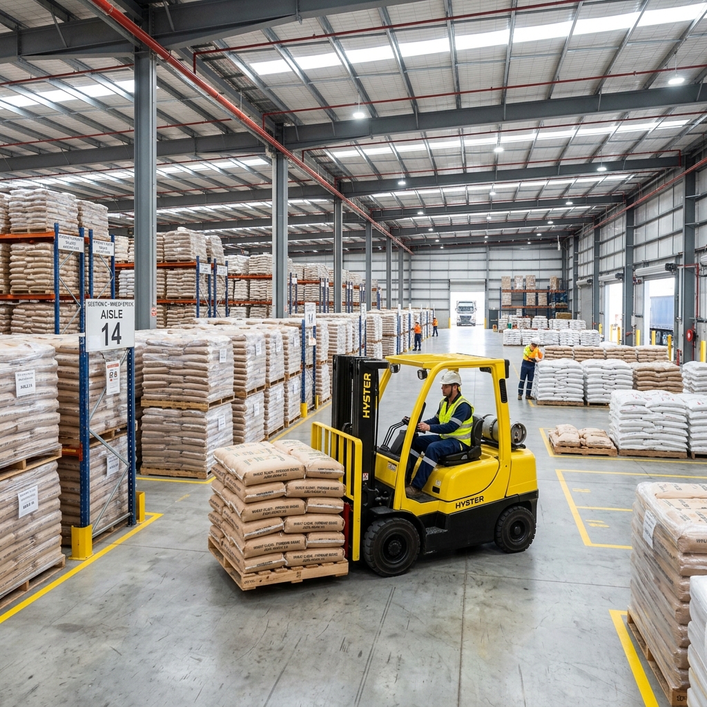 Modern agricultural warehouse storage